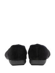 Lotus Black Textile Ballerina Slippers - Image 3 of 4