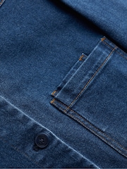 Seasalt Cornwall Blue Reading Rocks Denim Jacket - Image 5 of 5