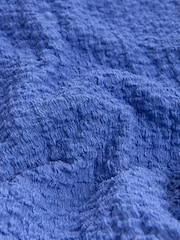 Cobalt Blue Short Sleeve Textured Column Jersey Dress - Image 7 of 7