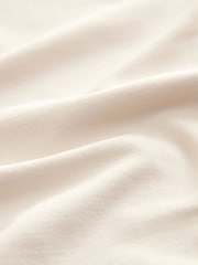 Ecru/White Slim Fit Short Sleeve Soft Touch Polyamide T-Shirt - Image 8 of 8