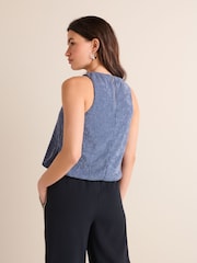 Blau - Bubblehem Strukturiertes Tanktop - Bild 3 von 6