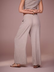 Stone Textured Relaxed Trousers - Image 2 of 6
