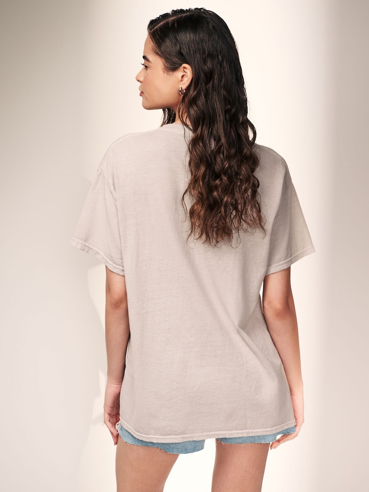 Purple Amore Band Style Graphic T-Shirt with Embellished - Image 2 of 5