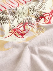 Purple Amore Band Style Graphic T-Shirt with Embellished - Image 5 of 5