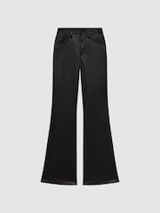 Pantalones de campana de cuero sintético de Good American - Imagen 2 de 7