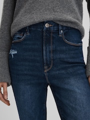 Good American Indigo Good American Always Fits Cropped Skinny Jeans - Image 4 of 6
