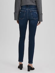 Good American Indigo Good American Always Fits Cropped Skinny Jeans - Image 5 of 6