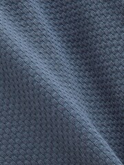 Reiss Airforce Blue Hector 9-14 yrs Textured Drawstring Joggers - Image 5 of 5