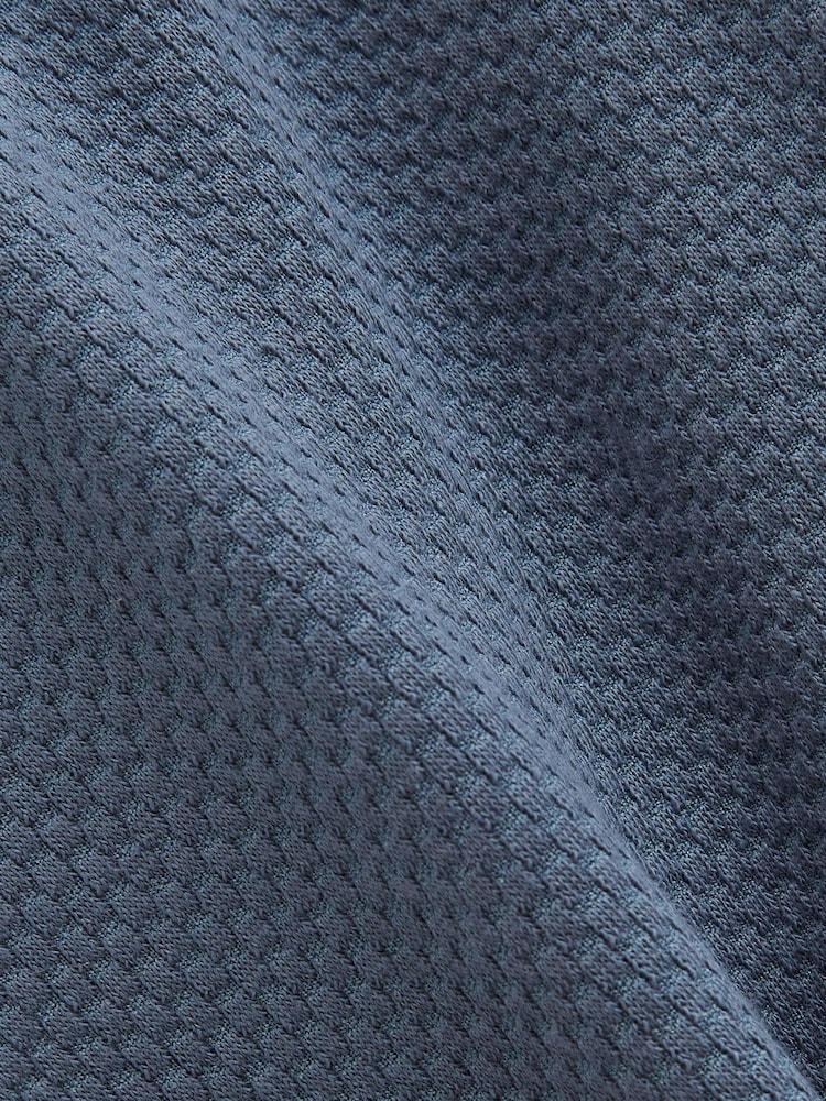 Reiss Airforce Blue Hector 9-14 yrs Textured Drawstring Joggers - Image 5 of 5