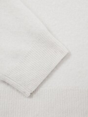 Reiss White Prague 3-9 yrs Merino Crew Neck Jumper - Image 7 of 7