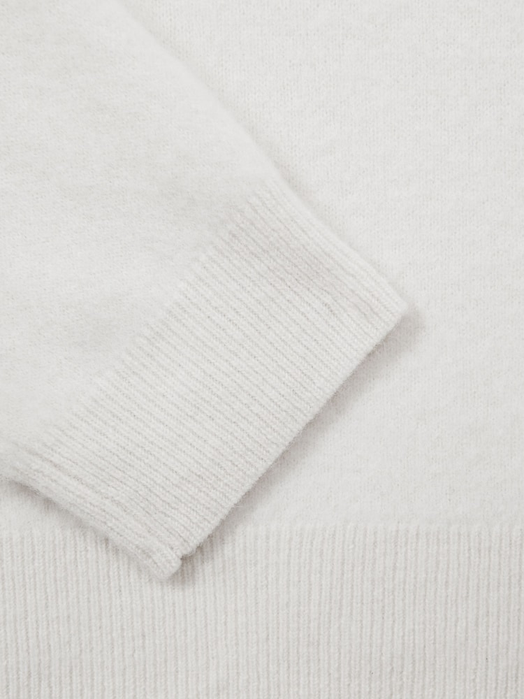 Reiss White Prague 3-9 yrs Merino Crew Neck Jumper - Image 7 of 7