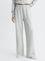 Good American Cotton Blend Wide Leg Joggers - Image 1 of 7