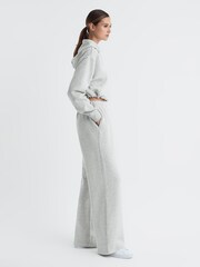 Good American Cotton Blend Wide Leg Joggers - Image 3 of 7