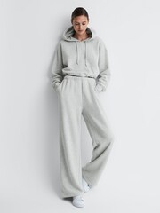Good American Cotton Blend Wide Leg Joggers - Image 5 of 7