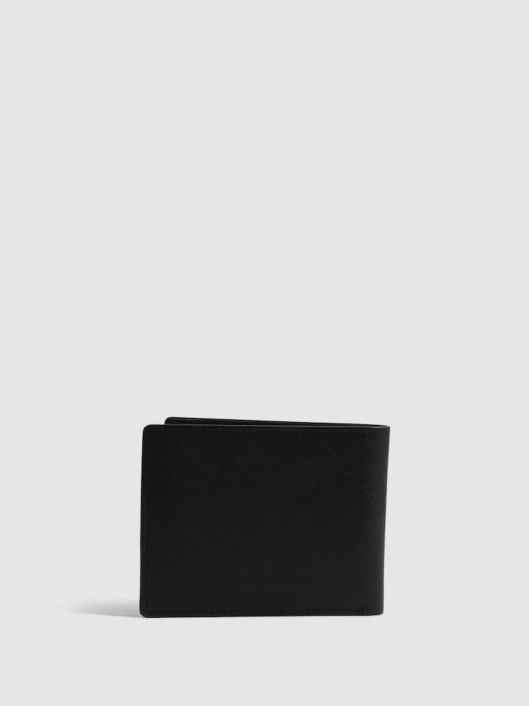 Reiss Black Cabot Leather Wallet - Image 4 of 4 Reiss Black Cabot Leather Wallet - Image 4 of 4