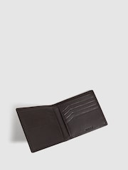 Reiss Chocolate Cabot Leather Wallet - Image 3 of 4