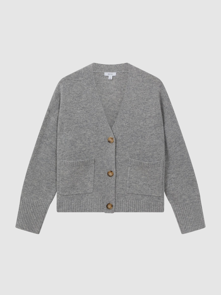 קרדיגן צמר-כשמיר רפוי Reiss - Image 2 of 5