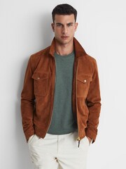 Reiss Thyme Melange Bless Cotton Crew Neck T-Shirt - Image 3 of 5