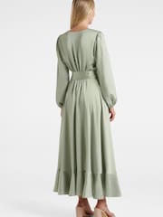 Forever New Green Susanna High Low Hem Dress - Image 2 of 4