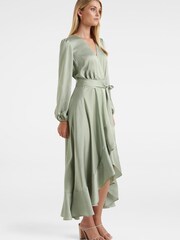 Forever New Green Susanna High Low Hem Dress - Image 3 of 4