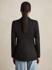 Reiss Black Oe Amber Single-Breasted Suit Jacket - Image 5 of 6