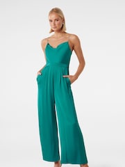 Forever New Green Gloria Cowl Neck Jumpsuit - Image 1 of 4