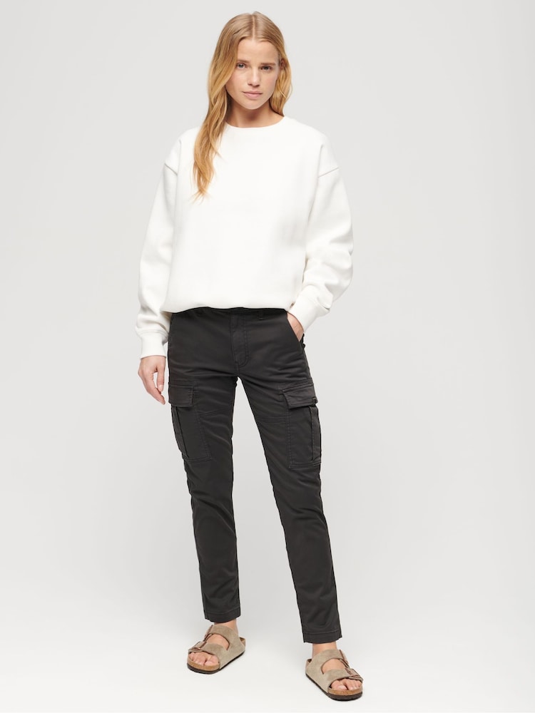 Superdry 100% Cotton Mid Rise Cargo Utility Trousers - Bild 2 von 6
