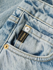 ДжинсыSuperdry средней посадки из хлопка широкие 100 - Изображение 6 из 7