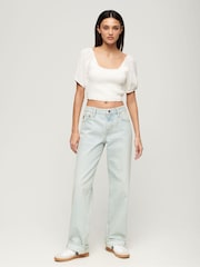 Superdry широкие джинсы с классической талией - Изображение 2 из 7