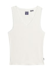 Maiou cu decorații Superdry Vintage Dantelă - Image 4 of 6