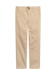 Superdry Brown 100% Cotton Mid Rise Chino Trousers - Image 5 of 5