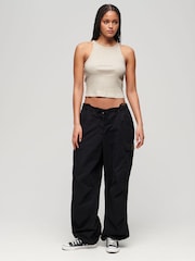 Superdry Cream Essential Branded Cami Top - Image 3 of 6