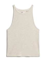 Superdry Cream Essential Branded Cami Top - Image 4 of 6