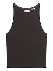 Superdry Bison Black Essential Branded Cami Top - Image 3 of 6