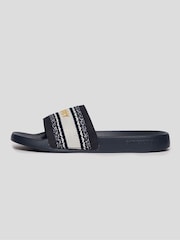 Superdry Navy Webbing Vegan Pool Sandals - Image 1 of 4