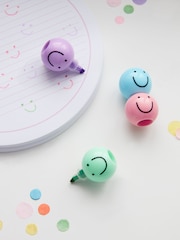 Rainbow Smiley Faces Stacking Highlighter Pens - Image 3 of 4