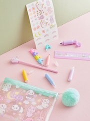 Lilac Purple Kawaii Unicorn Stationery Set - Image 2 of 5