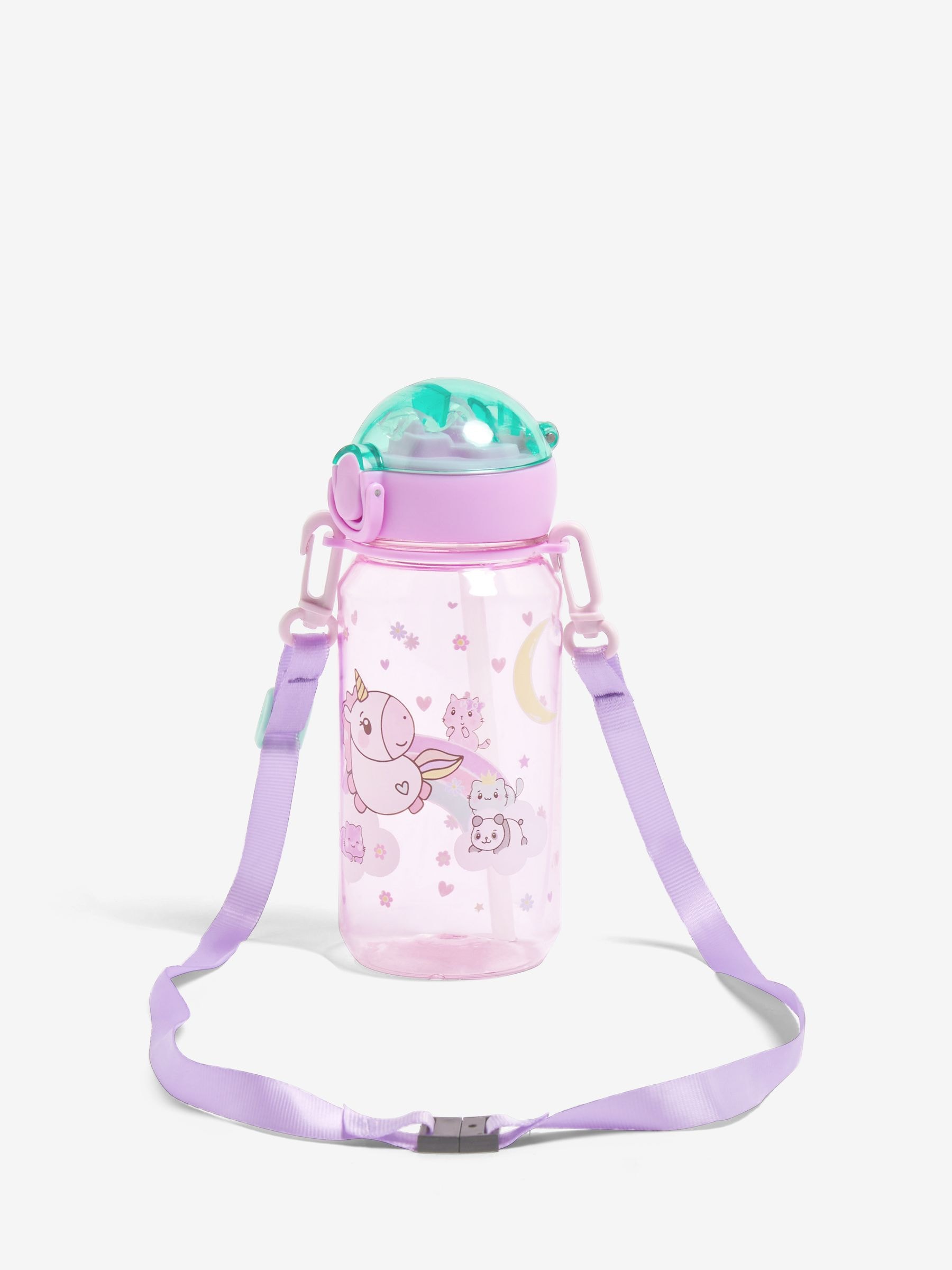 Buy Lilac Purple Kawaii Water Bottle from Next USA