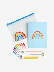 Blue Rainbow A4 Stationery Set - Image 1 of 4