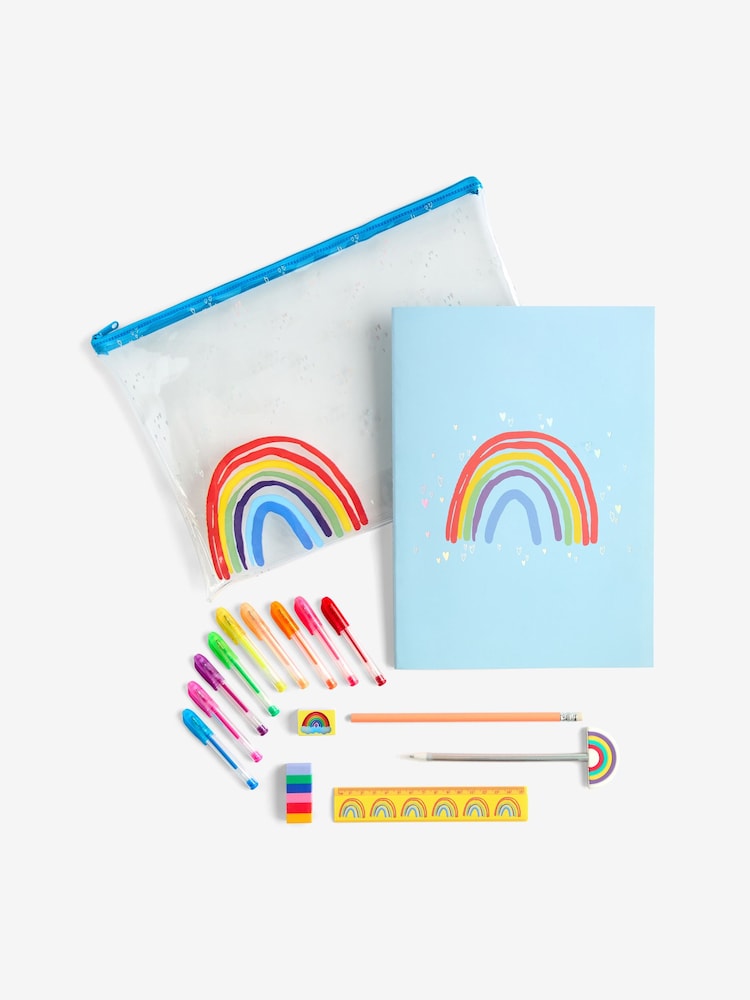 Blue Rainbow A4 Stationery Set - Image 1 of 4
