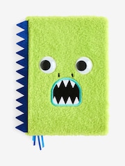 Green Dinosaur Furry A5 Notebook - Image 3 of 3