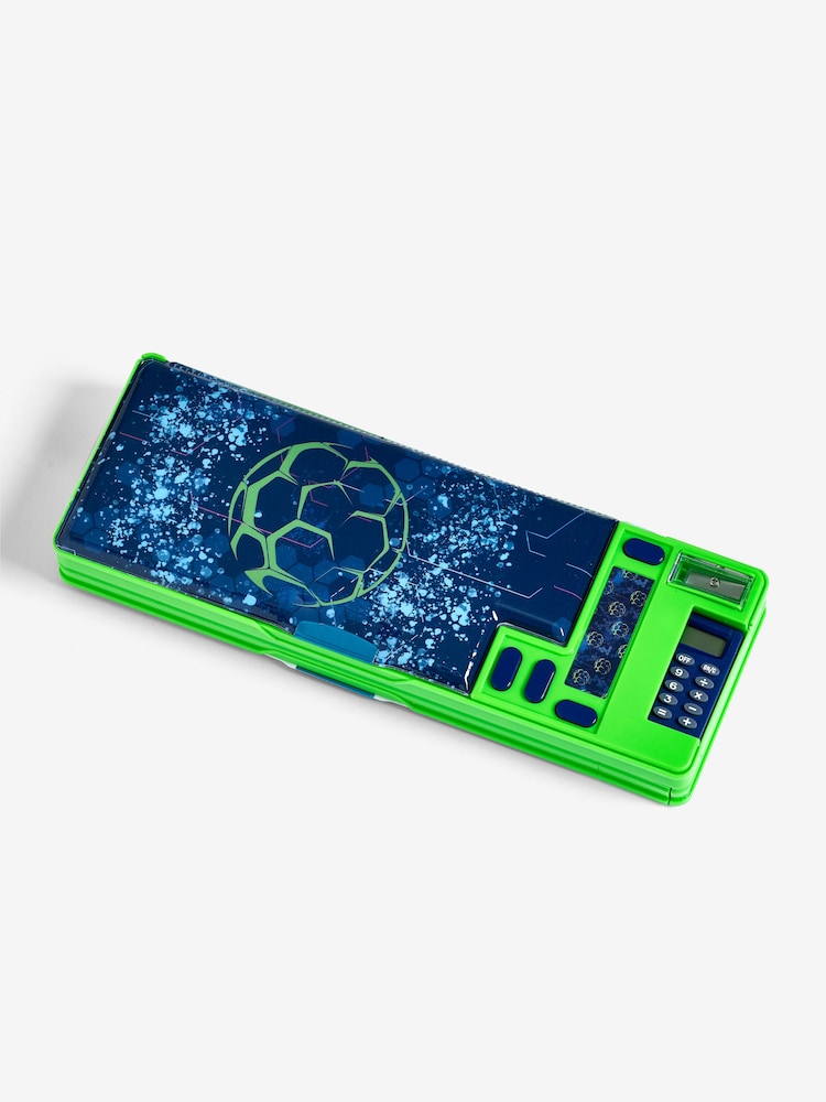 Blue Navy Football Pop Out Pencil Case Glow In The Dark - Image 1 of 4