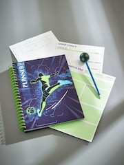 Blue Navy Football Fixtures A4 Notebook - Image 2 of 3