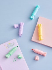 5 Pack Rainbow Sweet Shaped Highlighter Pens - Image 2 of 3