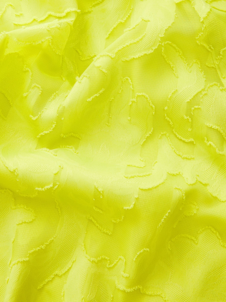 Limettengrün - Transparenter, bestickter Kaftan in Maxilänge - Bild 6 von 6
