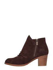 Skechers Chocolate Brown Womens Taxi Western City Boots - Image 2 of 5