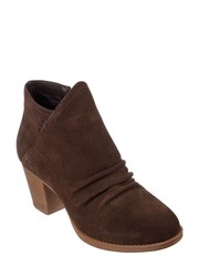 Skechers Chocolate Brown Womens Taxi Western City Boots - Image 3 of 5