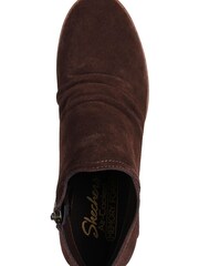 Skechers Chocolate Brown Womens Taxi Western City Boots - Image 4 of 5
