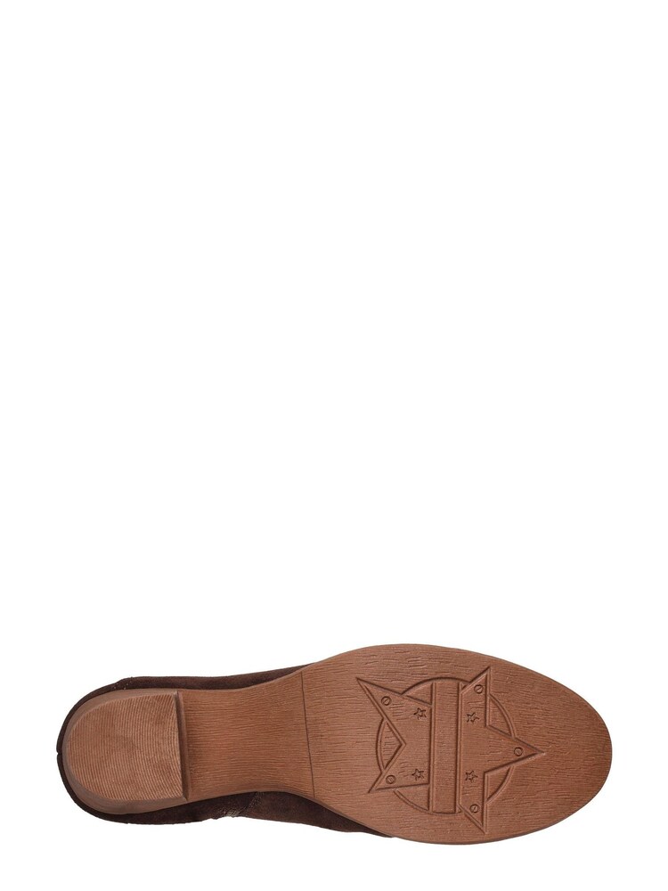 Skechers Chocolate Brown Womens Taxi Western City Boots - Image 5 of 5