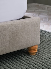 Tweedy Plain Light Natural Fairford Upholstered Ottoman Storage Bed Frame - Image 4 of 7